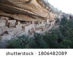 View Of Ancient Pueblo Cliff...