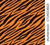 Tiger Pattern Background Design ...
