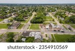 Small photo of Detroit, Michigan, USA - July 15, 2023: Aerial view of the Dexter Linwood neighborhood of Detroit