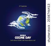 world ozone day creative concept | Shutterstock .eps vector #2038746413