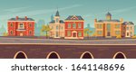 19th century town street with... | Shutterstock .eps vector #1641148696