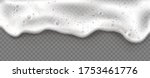 beer foam isolated on... | Shutterstock .eps vector #1753461776