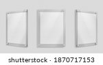 acrylic poster  blank glass... | Shutterstock .eps vector #1870717153