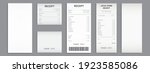 cash receipt on clipboard ... | Shutterstock .eps vector #1923585086