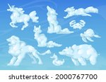 Cloud Animals  Cartoon Fluffy...