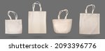 canvas or tote bags made of of... | Shutterstock .eps vector #2093396776