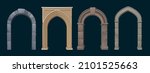 architecture arches with stone... | Shutterstock .eps vector #2101525663