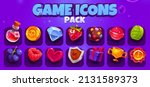 game icons pack with potion ... | Shutterstock .eps vector #2131589373
