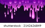pink slime dripping  liquid goo ... | Shutterstock .eps vector #2142626849