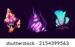 fantasy magic mushroom  flower... | Shutterstock .eps vector #2154399563