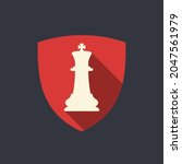 king chess piece vector icon | Shutterstock .eps vector #2047561979