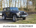 Small photo of Kempen,Germany-Febuary 23,2022: Jeep Wrangler Sport JK, is is an off-road vehicle manufactured by Jeep automobile from 2007–2018