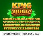 funny cartoon king of jungle... | Shutterstock .eps vector #2061559469