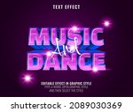 fantasy glow music dance party... | Shutterstock .eps vector #2089030369