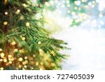 Closeup Of Christmas Tree
