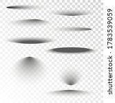 set of transparent oval shadow... | Shutterstock .eps vector #1783539059