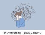 mental disorder  finding... | Shutterstock .eps vector #1531258040