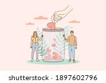 support  volunteering  charity... | Shutterstock .eps vector #1897602796