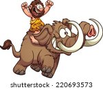 Caveman Riding A Mammoth....
