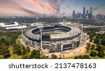 Small photo of Melbourne, Victoria, Australia - December, 2021: The iconic Melbourne Cricket Ground (MCG), home to Test cricket, Australian Rules Football (AFL) and even a concert venue.