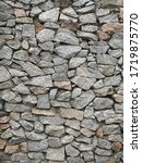 Irregular Grey Brown Stone Wall