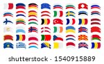 all europe flags and every... | Shutterstock .eps vector #1540915889