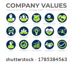 company core values round icon... | Shutterstock .eps vector #1785384563
