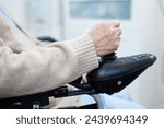 Asian elderly disability woman...