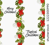 christmas in the tropics... | Shutterstock .eps vector #1222300990