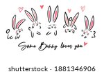 Cartoon Easter Sign Card Simple ...