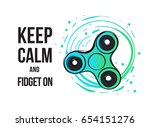 Circle Spinner And Keep Calm...