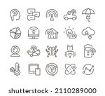 internet of things icons  ... | Shutterstock .eps vector #2110289000