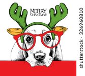 Christmas Poster Of A Dog...