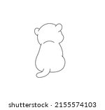 vector isolated cute cartoon... | Shutterstock .eps vector #2155574103