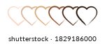 anti racism hearts paint stroke ... | Shutterstock .eps vector #1829186000
