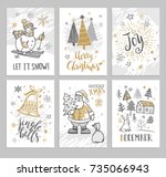Christmas Hand Drawn Cards With ...