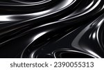 Small photo of Luxurious golden background with satin drapery. 3d illustration, 3d rendering.3d Abstract Modern Business Background wallpaper background golden with black wavy lines