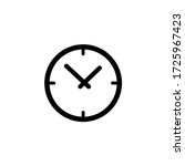 clock icon vector. time icon... | Shutterstock .eps vector #1725967423