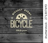 bicycle badges logos and labels ... | Shutterstock .eps vector #271307693