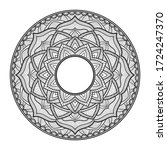 circular pattern of mandala... | Shutterstock .eps vector #1724247370