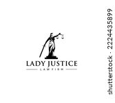 lady justice vector...