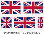  union jack. flag of united... | Shutterstock .eps vector #1014369379
