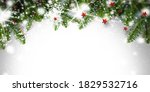 festive christmas card with... | Shutterstock . vector #1829532716
