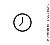 clock icon vector. time icon... | Shutterstock .eps vector #1727355349