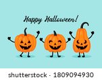 cute halloween jack o lantern... | Shutterstock .eps vector #1809094930