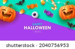 halloween holiday sale banner... | Shutterstock .eps vector #2040756953