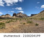 Saddle Mountain Desert Landscape Arizona