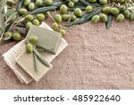 Soap Bar With Olives  Green...