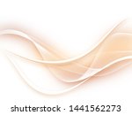 orange abstract soft wave... | Shutterstock . vector #1441562273