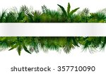 tropical foliage. floral design ... | Shutterstock .eps vector #357710090